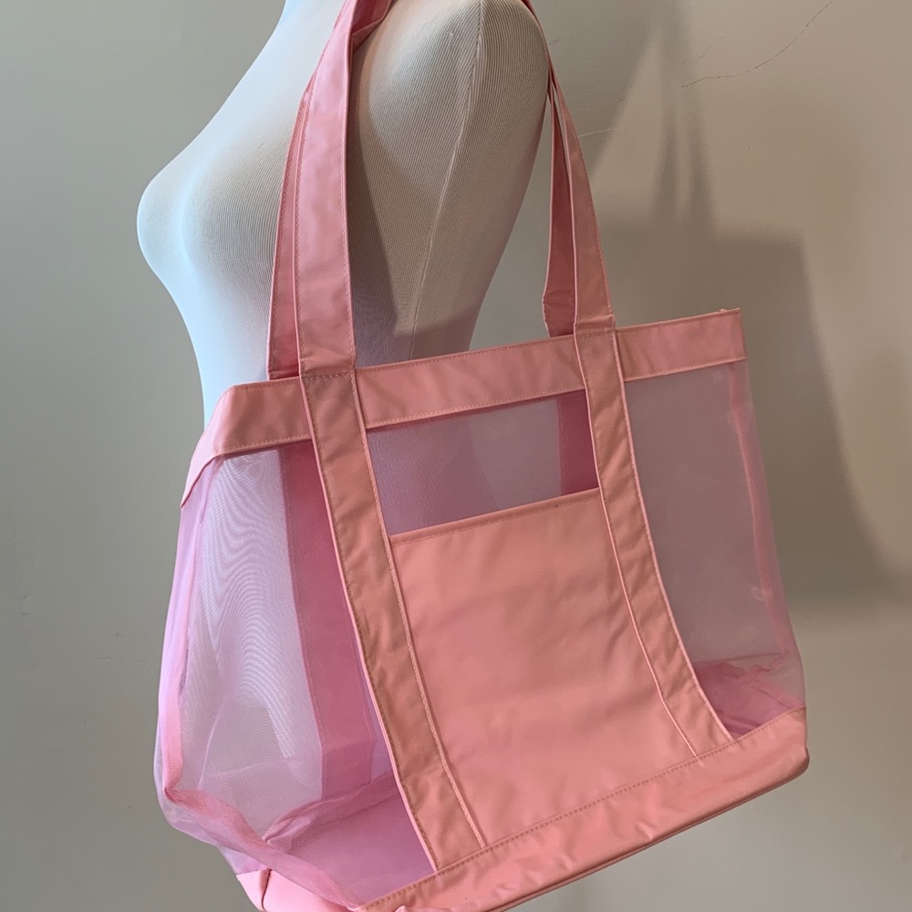 New Pink Beach tote Bag